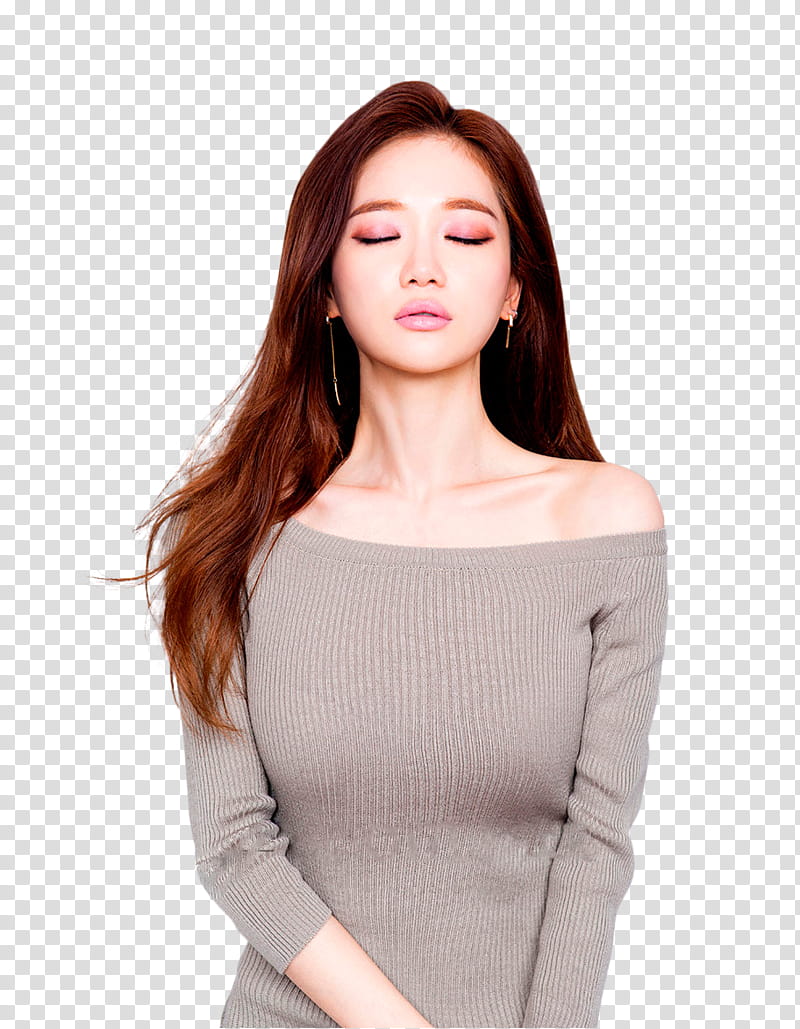 SEO SUNG KYUNG, woman with eyes closed transparent background PNG clipart