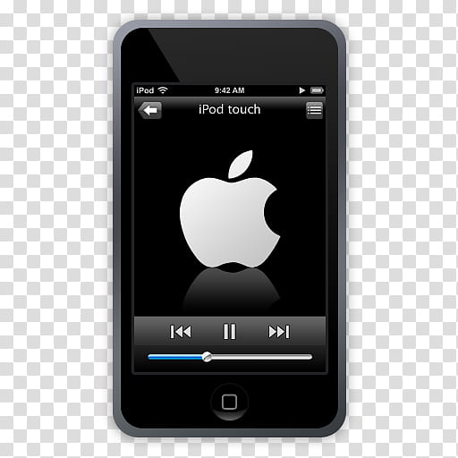 iPod touch, black iPod touch in music icon transparent background PNG clipart