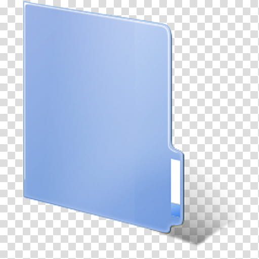 Win Clear Folder PS Droplet, blue folder icon transparent background PNG clipart