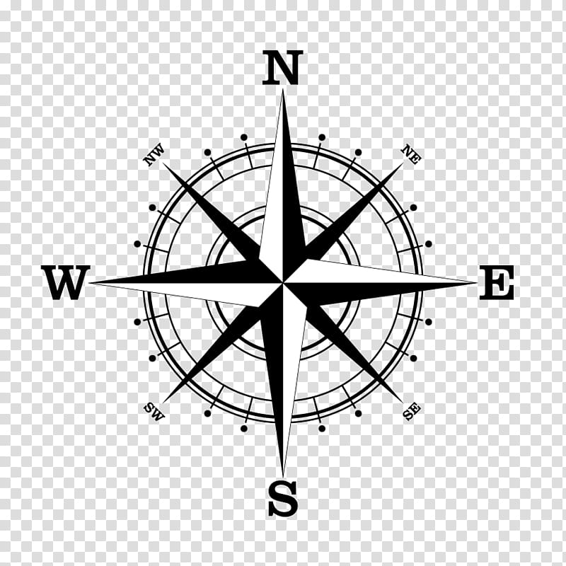 Compass Rose, Wind Rose, Decal, West, Sticker, Line, Diagram, Logo transparent background PNG clipart