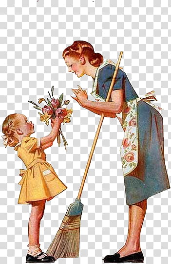 , girl giving flowers to woman illustration transparent background PNG clipart