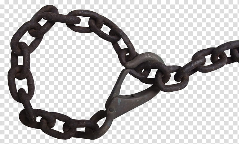 Chain Loop for Horror, black metal chain transparent background PNG clipart