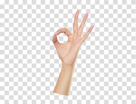 HANDS S , okay hand transparent background PNG clipart