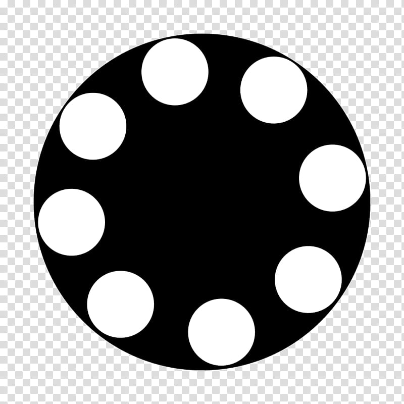 Polka dot, Circle, Ball, Blackandwhite, Games transparent background PNG clipart