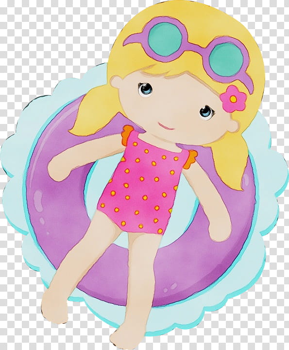 Summer Watercolor, Paint, Wet Ink, Swimming Pools, Season, Summer
, Beach Ball, Cartoon transparent background PNG clipart