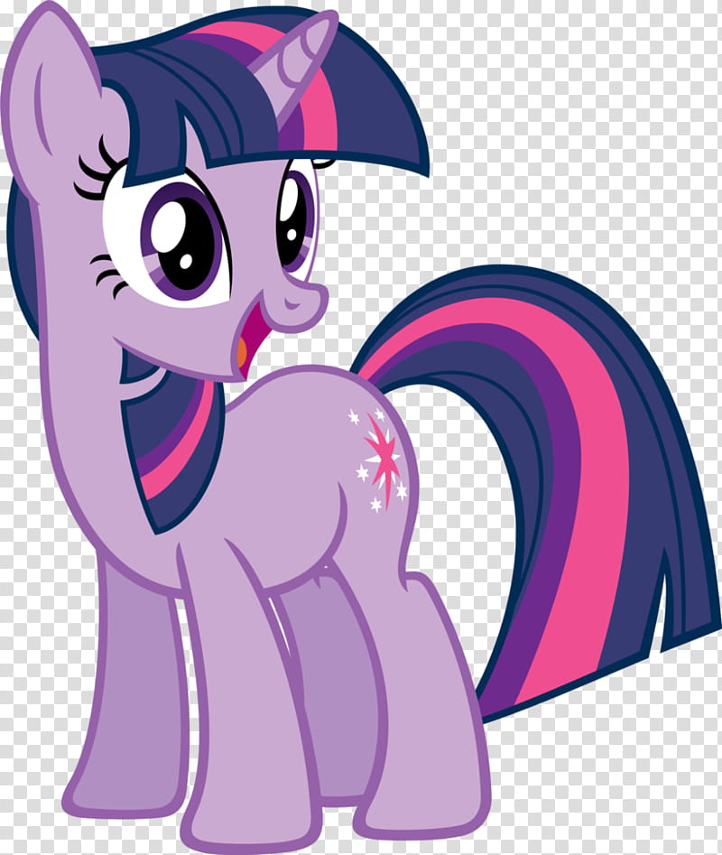Excited Twilight, violet pony from My Little Pony transparent background PNG clipart