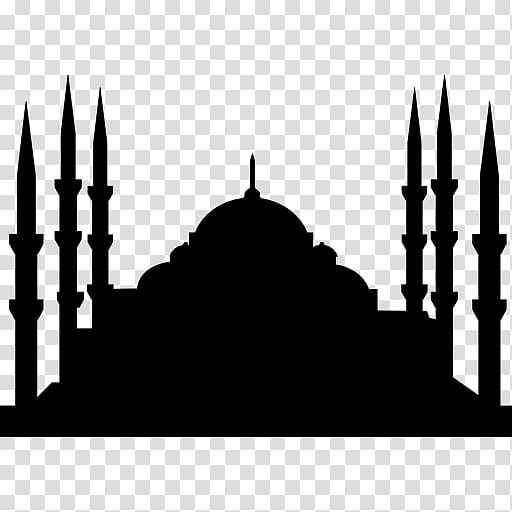 Islamic Silhouette, Blue Mosque, Hagia Sophia Museum, Selimiye Mosque, Hassan Ii Mosque, Islamic Architecture, Istanbul, Turkey transparent background PNG clipart