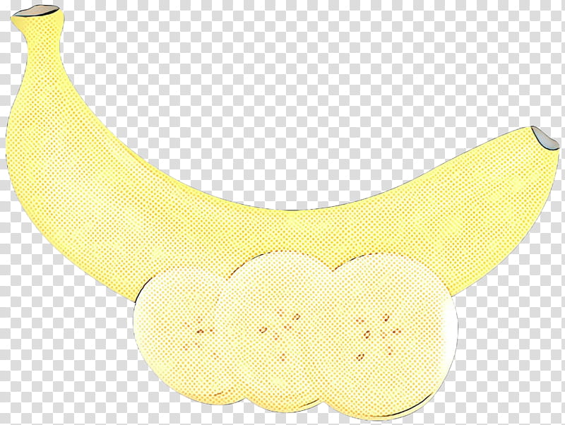 pop art retro vintage, Banana, Yellow, Jaw, Banana Family, Neck, Fruit, Smile transparent background PNG clipart