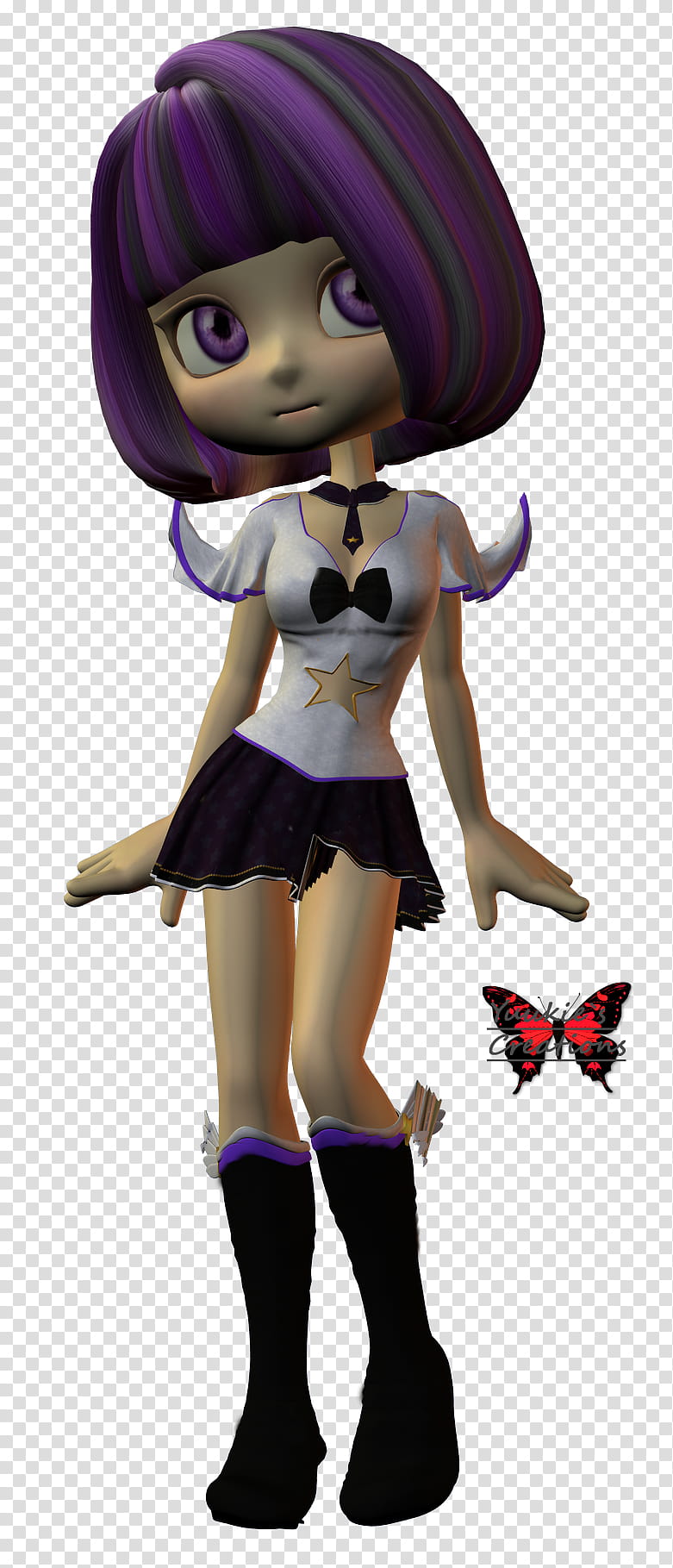 Sailor Saturn transparent background PNG clipart