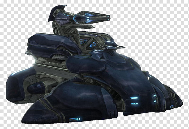 Halo Reach Wraith Mortar Tank, black spaceship illustration transparent background PNG clipart