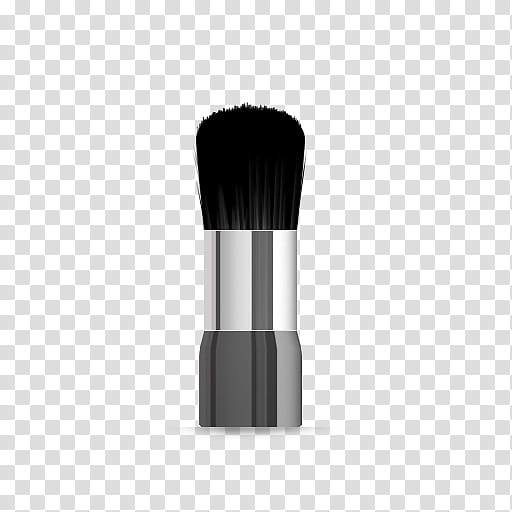 BONSHOP free cosmetic icons, black make-up brush transparent background PNG clipart