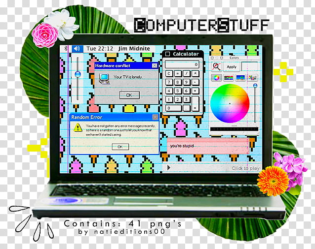 + Computer Stuff | &#;s|, black and gray laptop computer illustation transparent background PNG clipart