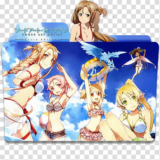 Anime Icon Pack , Sword Art Online Extra Edition transparent background PNG clipart