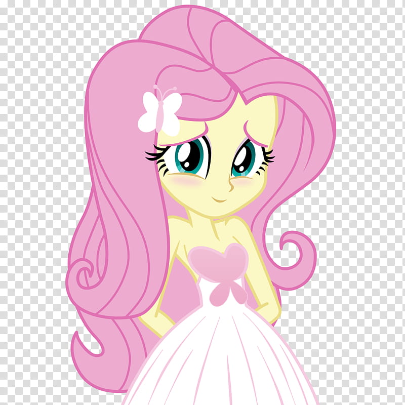 EQG Fluttershy, female cartoon character transparent background PNG clipart