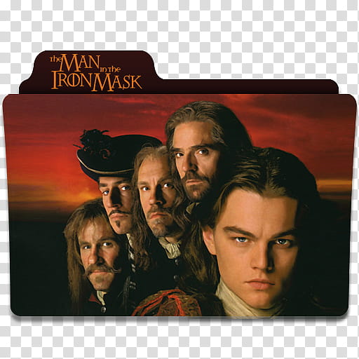 Movies folder icons , The man in the iron mask transparent background PNG clipart