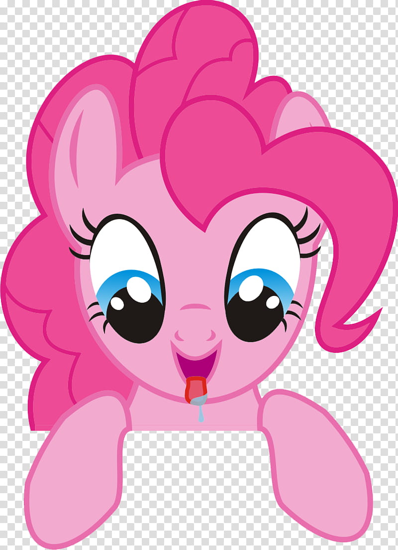 Pinkie Pie drools about you, My Little Pony illustration transparent background PNG clipart