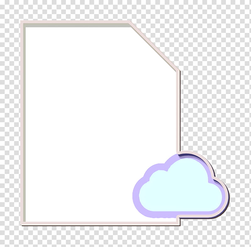 Document icon File icon Interaction Assets icon, Text, Purple, Violet, Rectangle, Material Property, Square, Frame transparent background PNG clipart