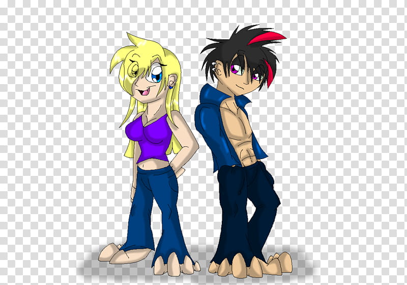 Maria and Azrael Humanized transparent background PNG clipart