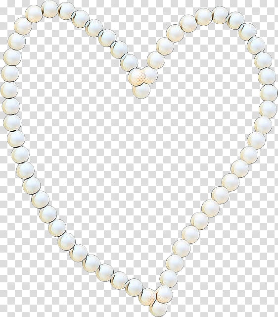 pearl body jewelry jewellery fashion accessory heart, Pop Art, Retro, Vintage, Bead, Wedding Ceremony Supply, Religious Item, Jewelry Making transparent background PNG clipart