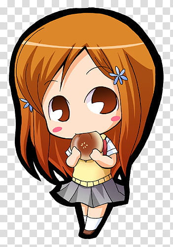 Munequitos, Bleach Orihime chibi character transparent background PNG clipart