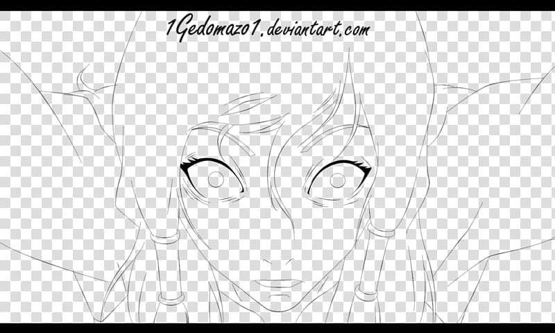 Let Go Korra!,Lineart- transparent background PNG clipart