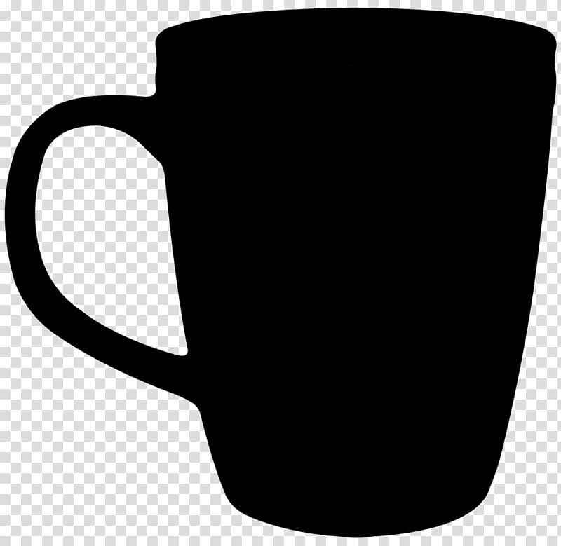 Coffee Cup Black, Mug M, Black M, White, Drinkware, Tableware, Line, Serveware transparent background PNG clipart