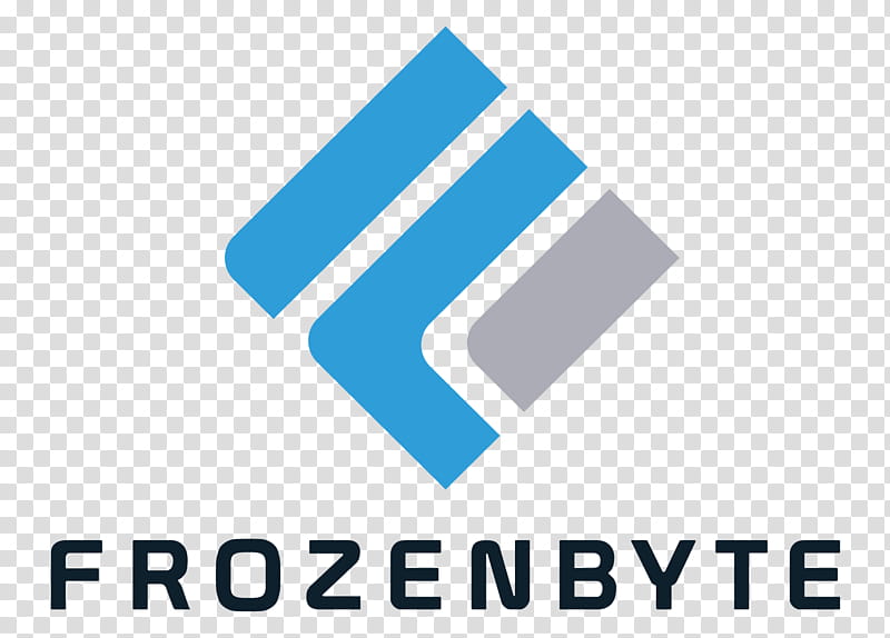 Frozenbyte Blue, Trine, Shadwen, Logo, Organization, Text, Line, Area transparent background PNG clipart