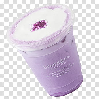 purple Bread & Co. beverage transparent background PNG clipart