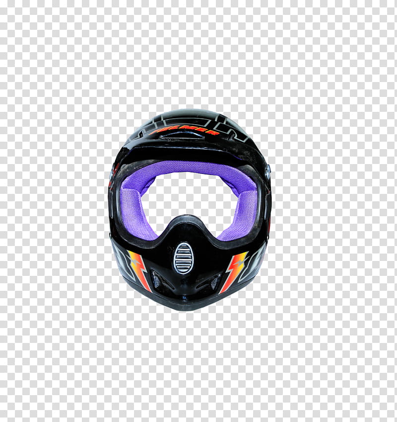 black full-face helmet transparent background PNG clipart