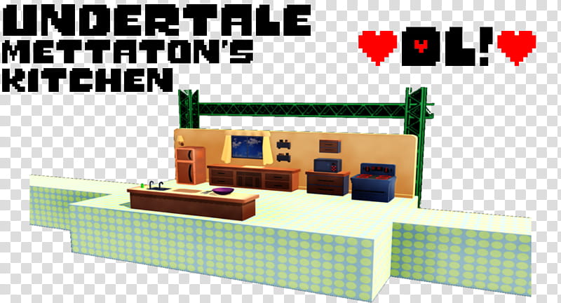 Undertale Mettaton Kitchen DL, kitchen layout sketch transparent background PNG clipart