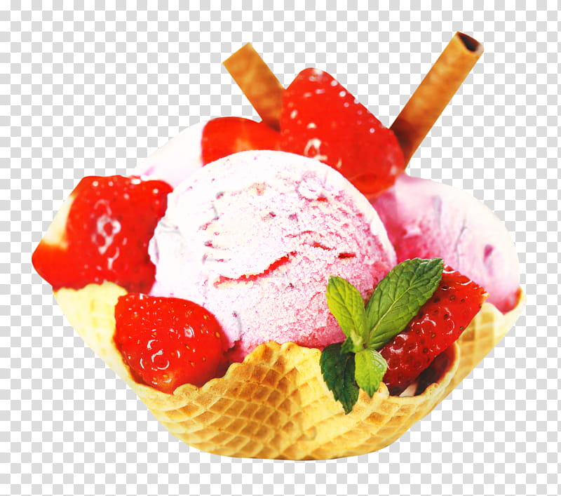 Ice Cream Cone, Sundae, Ice Cream Cones, Frozen Yogurt, Ice Pops, Mcdonalds Vanilla Ice Cream Cone, Strawberry Ice Cream, Food transparent background PNG clipart