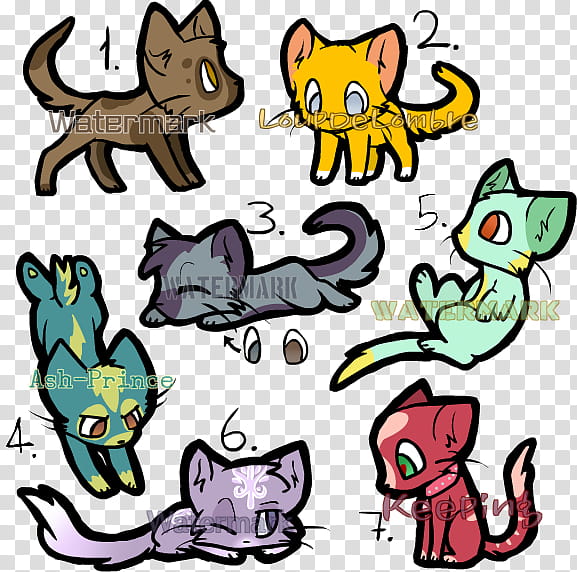Mostly Redone Cat Adopts, / (OPEN) transparent background PNG clipart