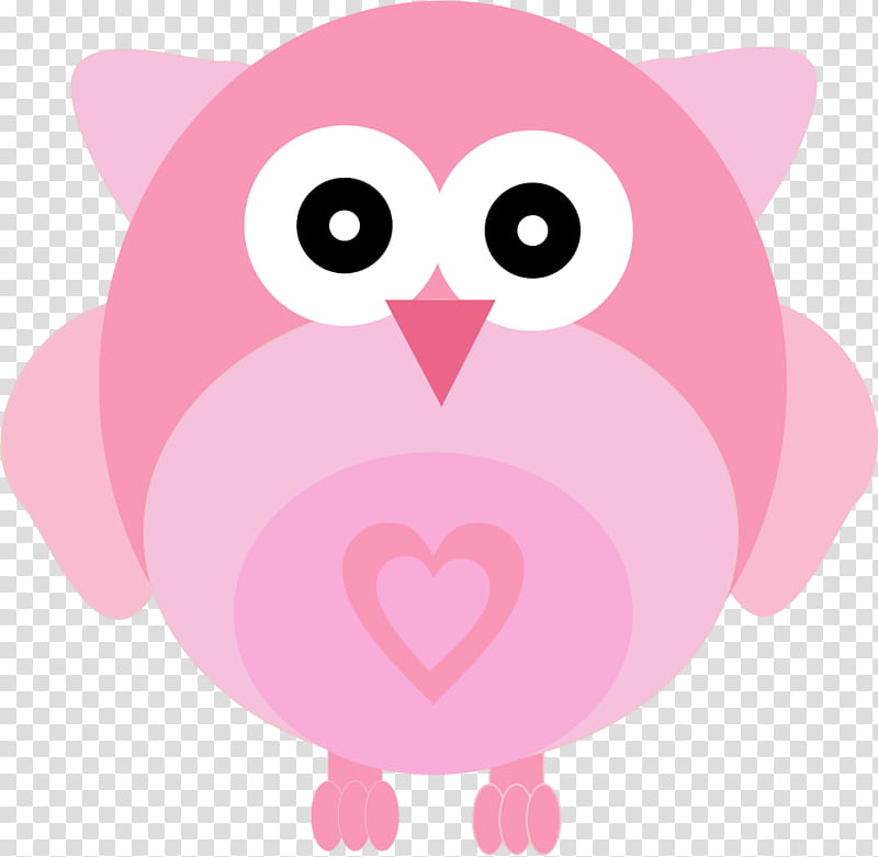 Buho Rosa, pink bird illustration transparent background PNG clipart