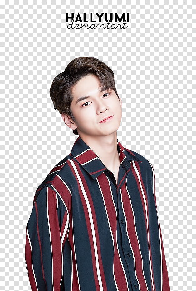 Wanna One, smiling man standing transparent background PNG clipart