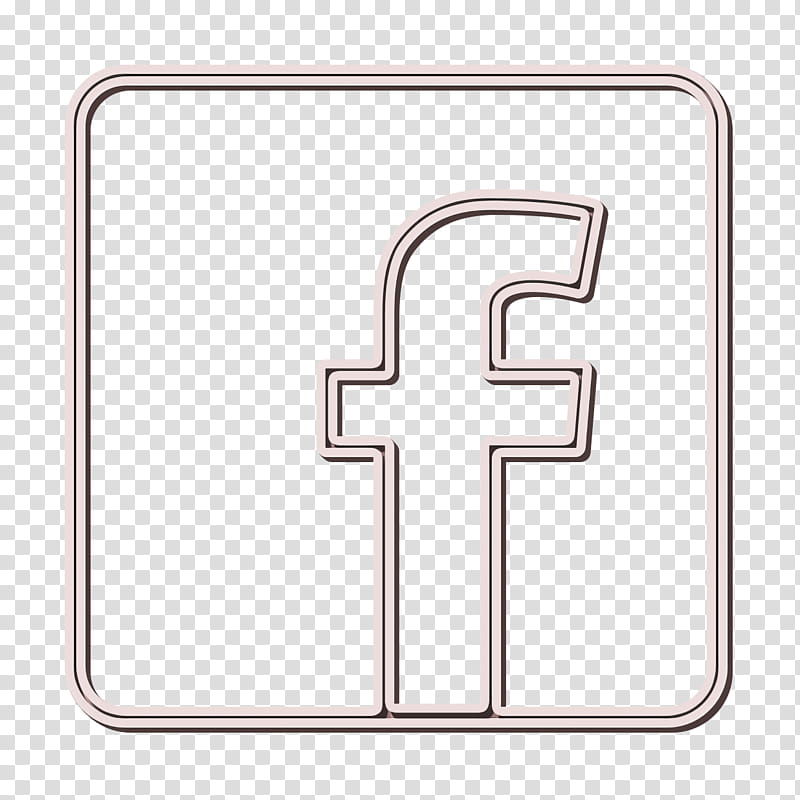 facebook icon fb icon logo icon, Media Icon, Social Icon, Line, Material Property, Symbol, Cross, Square transparent background PNG clipart