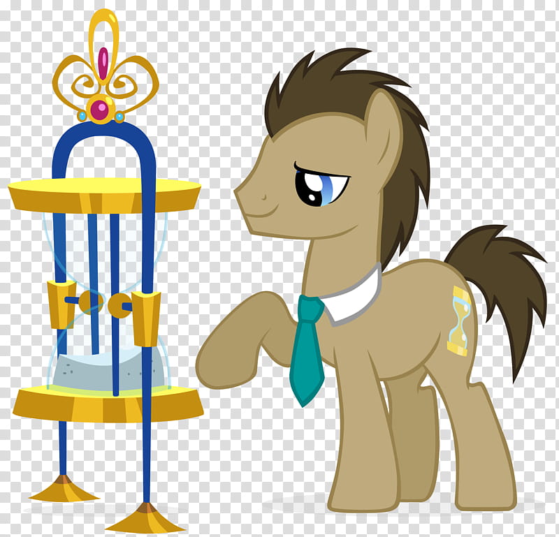 My Little Time Lord, brown horse illustration transparent background PNG clipart