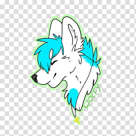 .:COM:. Wolfy Badge ! transparent background PNG clipart