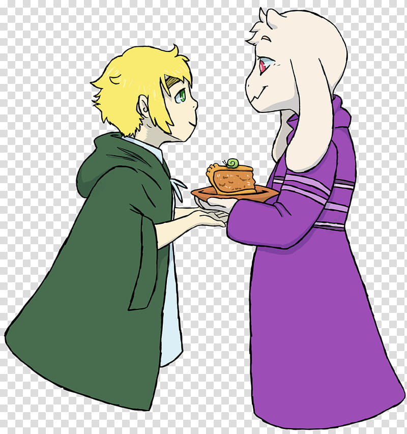 Arthur And Toriel transparent background PNG clipart