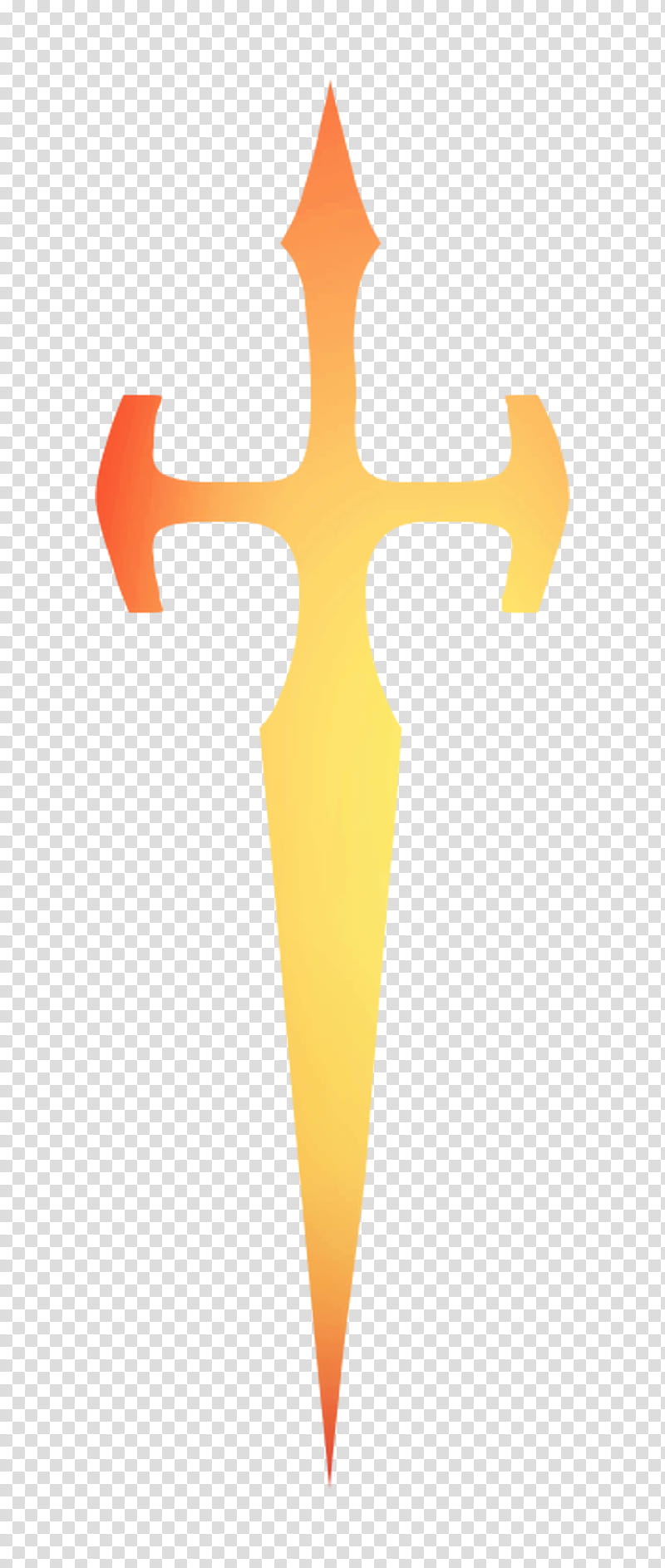 Cross Symbol, Crucifix, Line, Orange Sa, Yellow, Sword transparent background PNG clipart