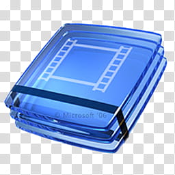 Next series s, Glass Video icon transparent background PNG clipart