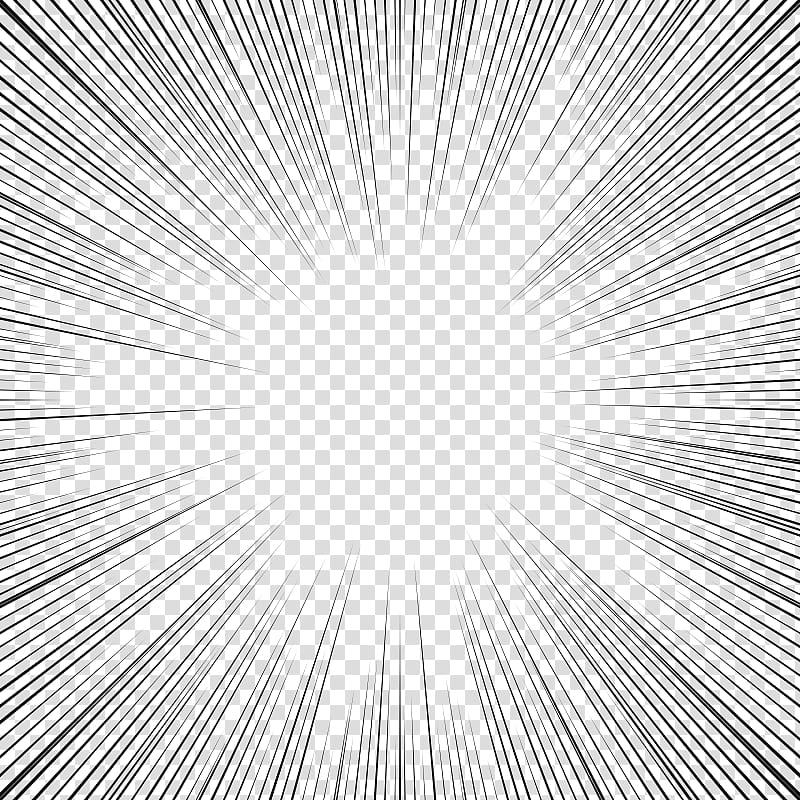 screentones action lines , black lines with sun rays drawing transparent background PNG clipart