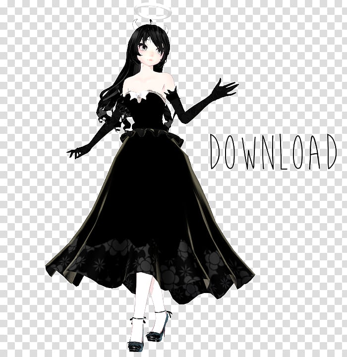 MMD BATIM Alice Angel V, female anime character transparent background PNG clipart