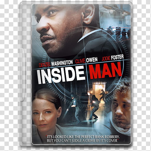 Movie Icon Mega , Inside Man, Inside Man DVD case transparent background PNG clipart