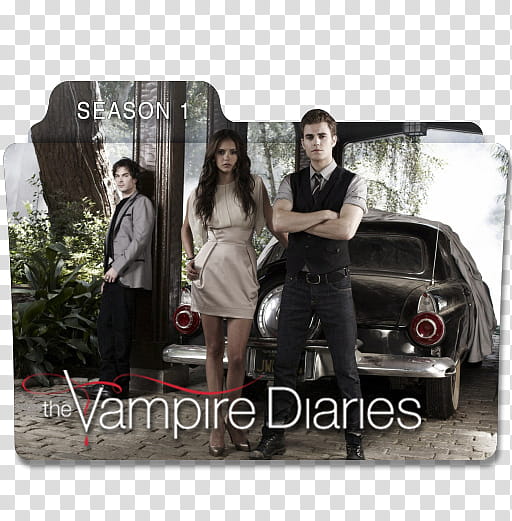 The Vampire Diaries Serie Folders, The Vampire Diaries season  illustration transparent background PNG clipart