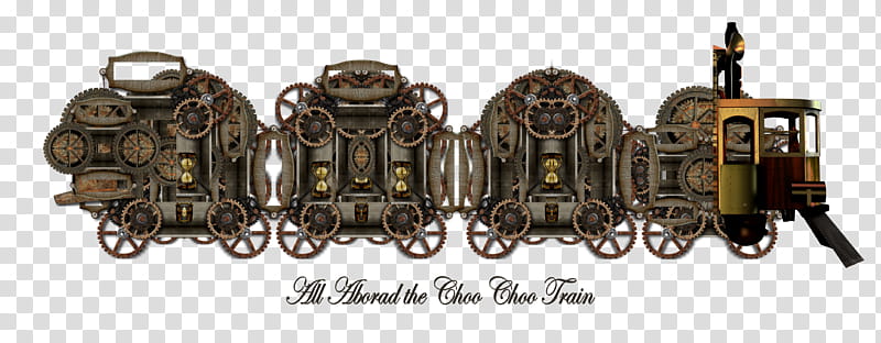 All Aboard the Choo Choo Train, gray train transparent background PNG clipart