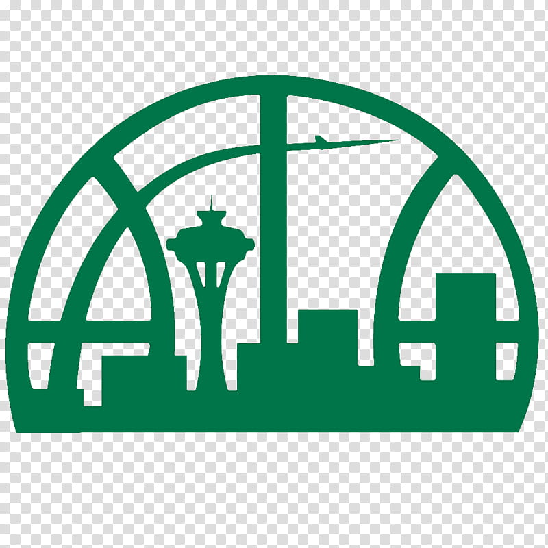 Basketball Logo, Seattle Supersonics, Nba, Oklahoma City Thunder, Seattle SuperSonics Relocation To Oklahoma City, Sacramento Kings, Sports, Green transparent background PNG clipart