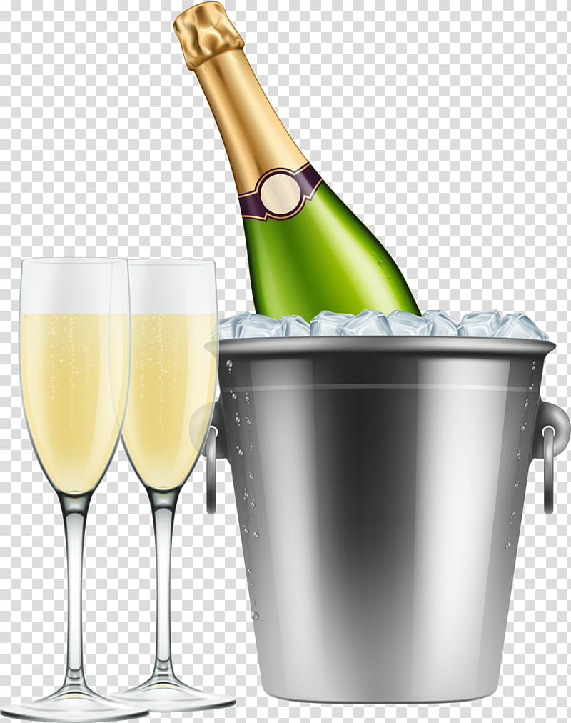 Champagne Bottle, Wine, Champagne Glass, White Wine, Prosecco, Sparkling Wine, Champagne Cocktail, Drink transparent background PNG clipart