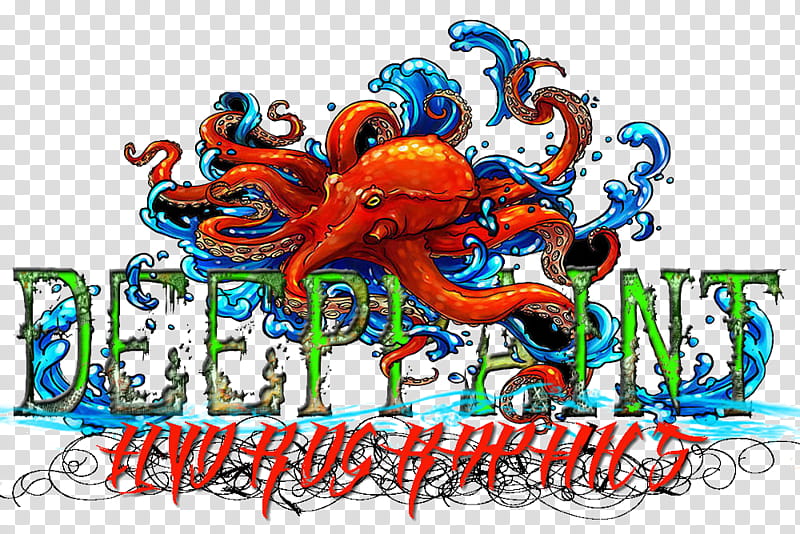 Octopus, Color, Paint, Metallic Color, Film, Painting, Silver, Fire transparent background PNG clipart