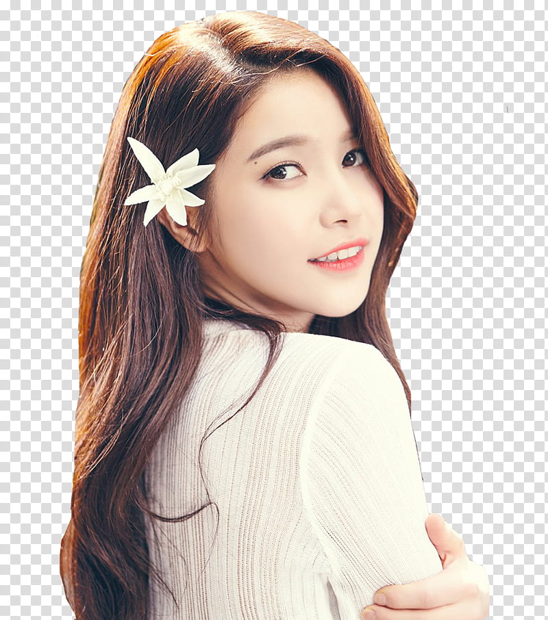 MAMAMOO, woman wearing white shirt transparent background PNG clipart