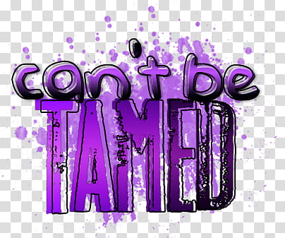 s, Can't be Tamed artwork transparent background PNG clipart